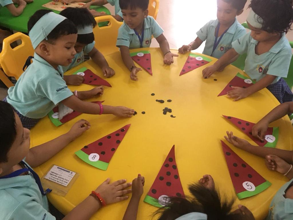 Young students enjoying learning activities at Best Pre Primary School